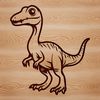 Prehistoric Cuteness Vector Graphic A prehistoric baby dinosaur illustration, suitable for vector art design.