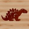 Prehistoric Protector Illustration An illustrated depiction of an armored prehistoric creature from the Cretaceous period.