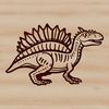 Spinosaurus Illustration Vector Art Illustration of a Spinosaurus, a prehistoric dinosaur with a distinctive sail on its back.