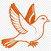 Dove Illustration Vector Art A stylized illustration of a dove in vector format.