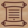 Illustrated scroll with diploma or award theme, suitable for graduation decorations and personalized gifts.