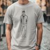 Free SVG Graphic Man Design A male figure designed as a vector art illustration.