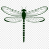 Colorful Winged Beauty Vector Art A colorful illustration of a dragonfly with iridescent wings and body.