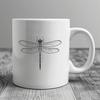 Stunning Dragonfly Illustration An intricate illustration of a dragonfly in vector format.