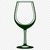 Red wine in a glass on a table A glass filled with red wine on a table setting.