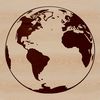 Earth Globe Vector Graphic A detailed illustration of the planet Earth as a vector graphic.