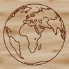 Earthly Design SVG Image A 2D digital representation of our planet, Earth, designed in a vector format for scalable use.