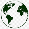 A Beautiful Planet Vector Graphic A 2D representation of our planet Earth as a vector graphic.