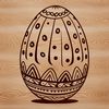 Easter SVG Design Free Download A colorful Easter egg designed in a vector format.
