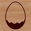 A detailed, hand-drawn Easter egg design created using vector graphics software.