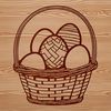 Decorative Easter Egg Design Vector Easter egg design vector art, ideal for cutting machines and crafting projects.