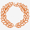 A reusable SVG template of a decorative floral wreath for crafting projects.