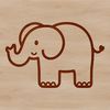 A digital illustration of a majestic elephant with detailed features.