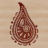 Beautiful Paisley Shape for Clip Art A stylized, ornate paisley shape, suitable for vector design applications.
