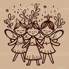 A detailed illustration of a mythical fairy from a traditional fairy tale.