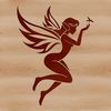 Illustrative representation of a mythical fairy, inspired by traditional folklore and fairy tales.