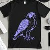 Beautiful Bird Silhouette SVG Cut File A vector graphic illustration of a falcon in flight.