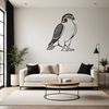Cricut Cut File Falcon Design Illustrated silhouette of a falcon in flight.