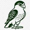 Free Bird SVG Designs Falcon silhouette in vector format, suitable for commercial and personal use with free download available.