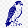 Bird in Flight Vector Design Vector graphic of a bird of prey soaring through the air.