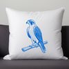 Realistic Falcon Vector Graphic An SVG vector design featuring a realistic falcon silhouette, perfect for cutting machines or laser engraving.