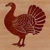 Colorful Christmas Turkey SVG A colorful illustration of a farm animal, commonly associated with Christmas celebrations, in vector format.
