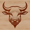 SVG Clip Art Animal Figure An SVG graphic design featuring a farm animal.