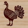 Farm Frenzy Christmas Turkey A digital illustration of a farm animal, commonly associated with Christmas celebrations.