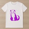 A simple silhouette design of a Ferret created as a free SVG file for cutting machines like Cricut or laser cutters.