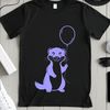 Vector Balloon Ferret Design A vector illustration of a playful ferret with a small balloon.