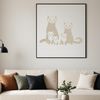 Free Download: Beautiful Ferret Vector Art Illustration of a ferret in a vector format for use with cutting machines like Cricut or laser cutters.