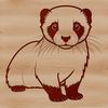 Ferret SVG Illustration Free Download A high-quality vector illustration of a ferret in silhouette.