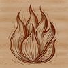 Flame Clip Art SVG Design SVG flame design used as clip art or stencil for cutting machines like Cricut