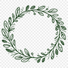 A floral design for a handmade wreath created with vector art.