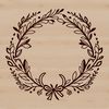 High-Quality Floral Wreath SVG File A high-quality digital floral wreath design created in SVG format.