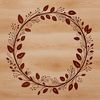 Floral Wreath Clip Art Design A floral wreath design made from high-quality vector shapes.