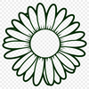 Free Vector Daffodil Alternative Design A detailed illustration of a white daisy with yellow center in various file formats including SVG.