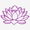 Beautiful Lotus Floral Pattern A detailed vector design of a lotus plant with complex floral patterns.