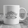 Bloom in Beauty A stylized illustration of the lotus flower in various stages of bloom, suitable for vector design.