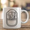 Beautiful Flower Pattern in a Pocket Shape A floral pattern featuring a stylized wild flower in a pocket design.