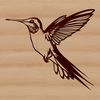 Close-up illustration of a vibrant hummingbird, showcasing its iridescent feathers and long beak.