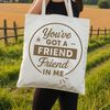 A collection of inspiring friendship quotes in a simple, modern layout.