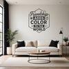 A set of inspirational quotes about friendship in a clean vector design.