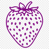 Colorful Strawberry Graphic A high-quality digital illustration of a ripe red strawberry.