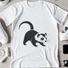 Free Pet Ferret Graphic A free SVG silhouette of a pet ferret for commercial or personal projects.