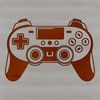 Free Game Controller SVG Clip Art A detailed illustration of a standard game controller with buttons and directional pad.