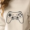 Game Controller Illustration in Vector Format A detailed illustration of a game controller with buttons and joysticks, suitable for vector art design.
