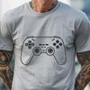 Modern Digital Controller Vector Graphics A digital game controller with a flat design layout.