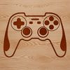 Free Video Game Design Elements A vector illustration of a video game controller layout.