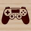 Free Vector Game Pad Illustration A digital game controller with ergonomic design, suitable for video games.